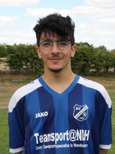 Issa Alsaeed, Fussballspieler beim SV blau-weiß Greußen